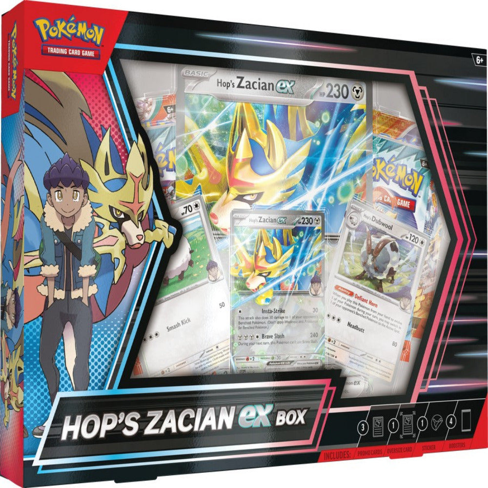 pokemon hops zacian ex box collectible trading card game
