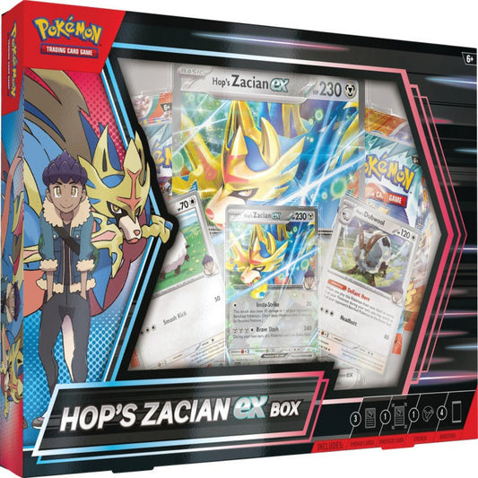 pokemon hops zacian ex box collectible trading card game