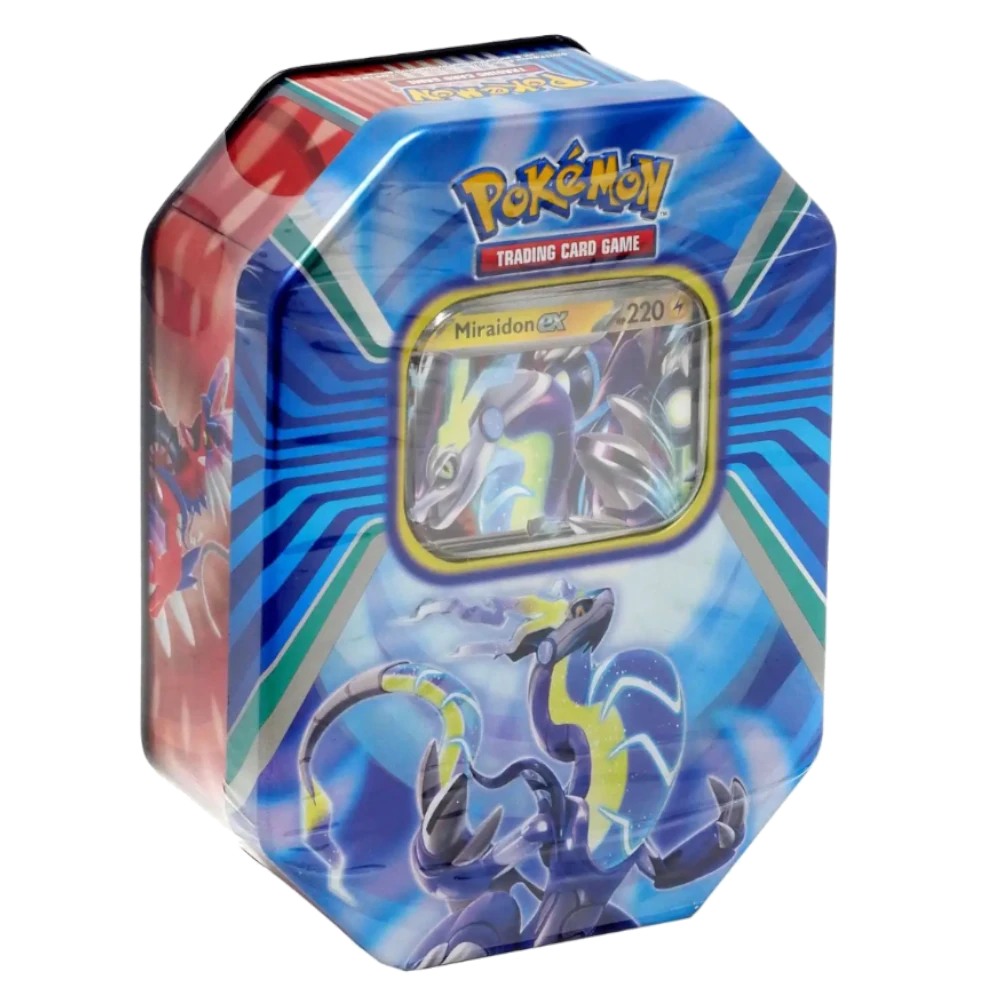 international pokemon company miraidon koraidon paldea legend tins
