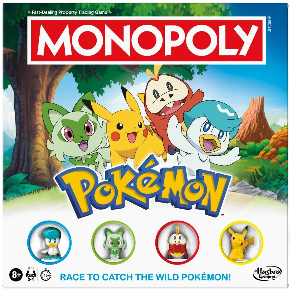 pokemon monopoly family board game
