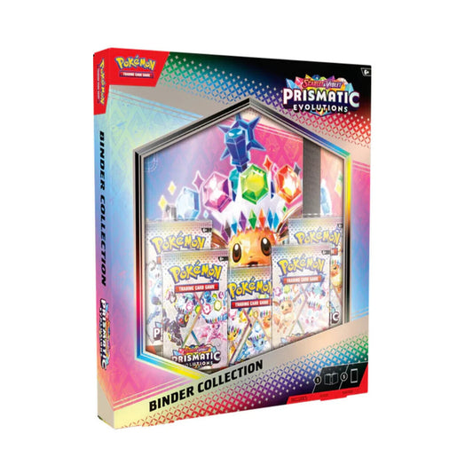 pokemon prismatic evolutions binder collection scarlet violet rare tcg