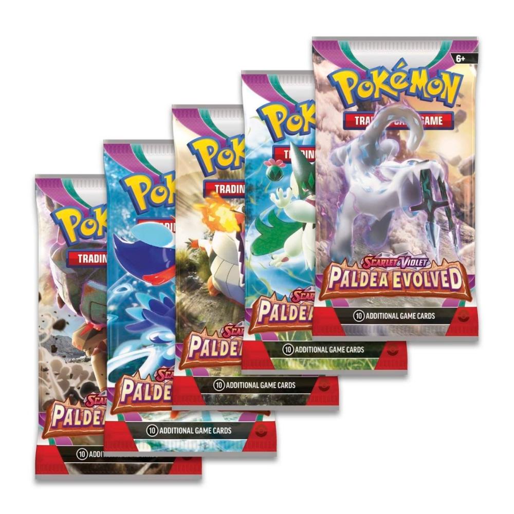 Pokemon trainer scarlet violet paldea evolved booster packs ex