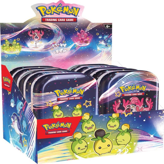Pokemon Pikachu Scarlet Violet Paldean Fates Tin trainer
