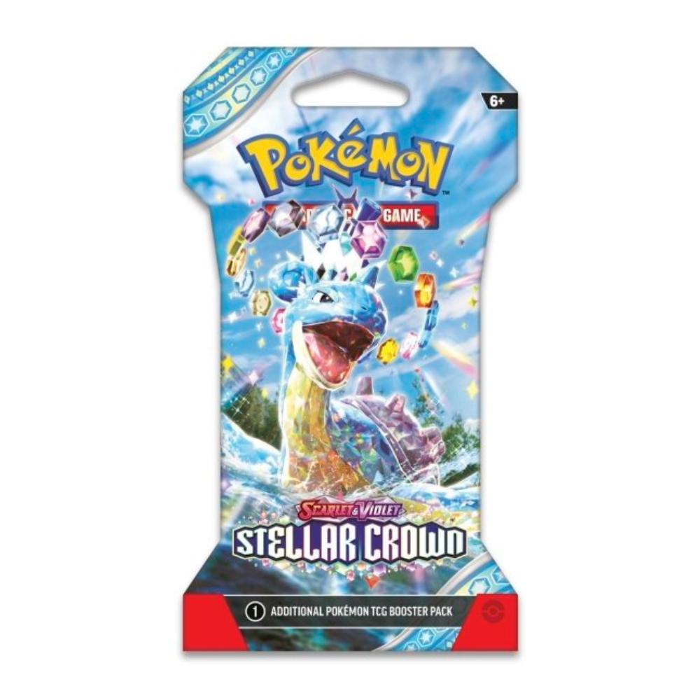 Pokemon Pikachu scarlet violet stellar crown sealed booster pack example