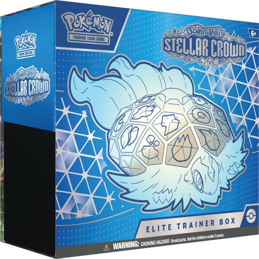 Pokémon Stellar Crown Elite Trainer Box Sealed family fun