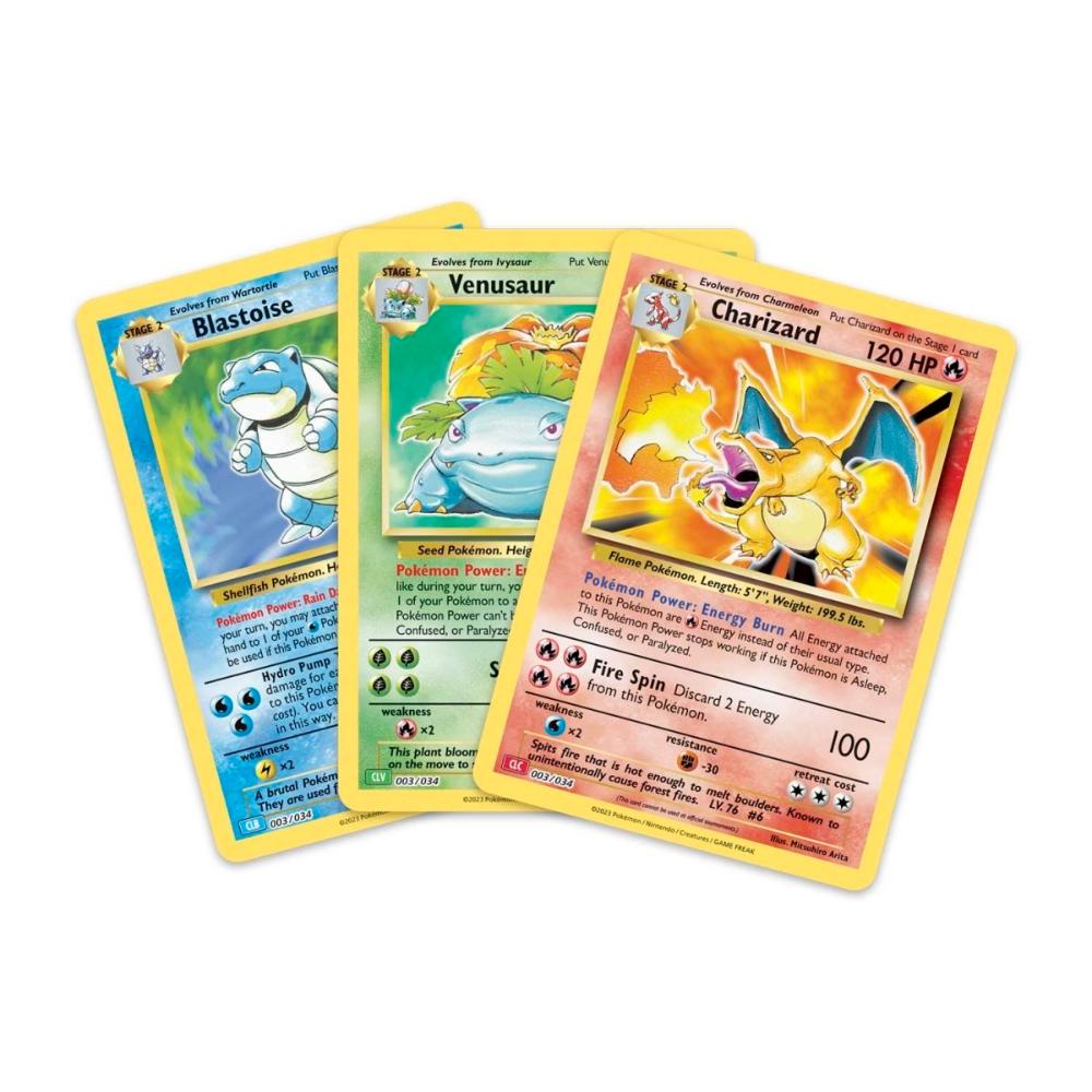 Pokemon Pikachu trainer trading card game classic collector's box card examples