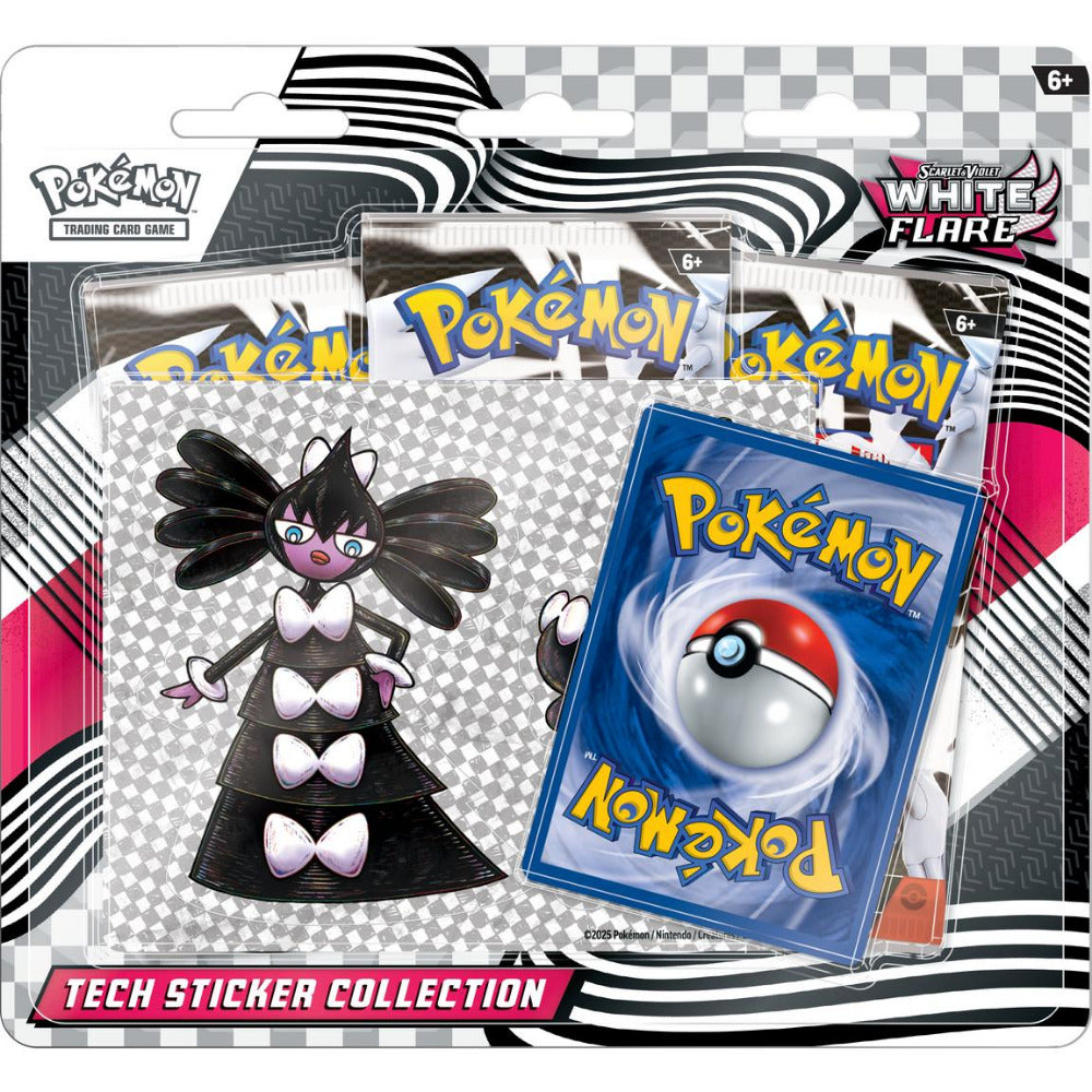 pokemon white flare tech sticker collection tcg promo