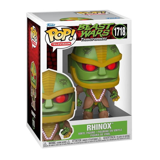funko pop beast wars transformers rhinox vinyl figure