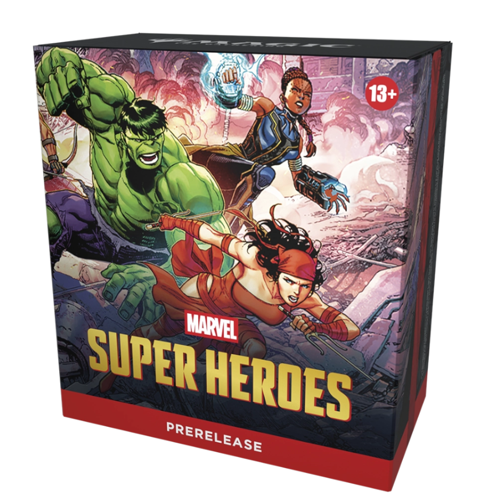 prerelease super heroes marvel magic gathering mtg