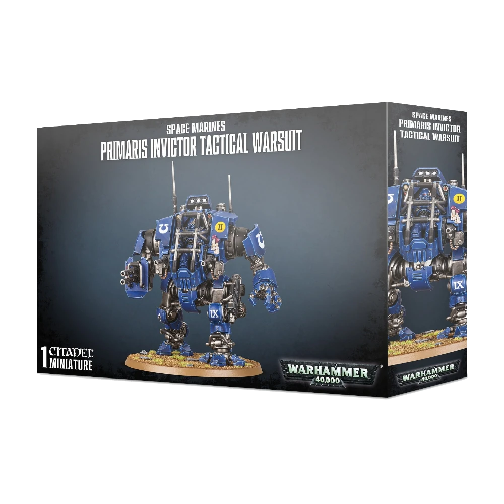 warhammer 40k space marines invictor tactical warsuit