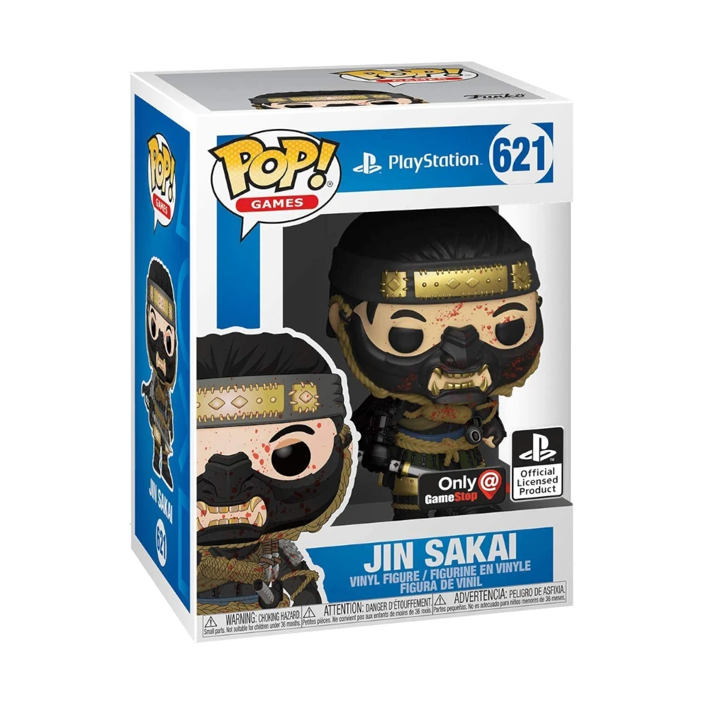 funko pop game stop playstation jin sakai figure