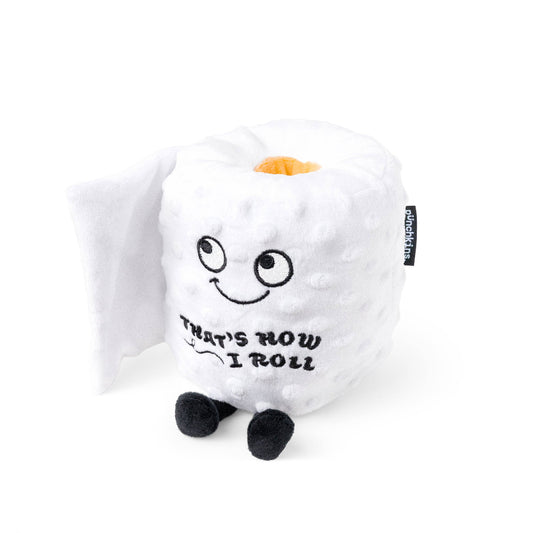 punchkins thats how i roll toilet paper plush