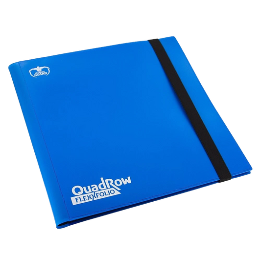 ultimate guard quadrow flaxfolio blue binder