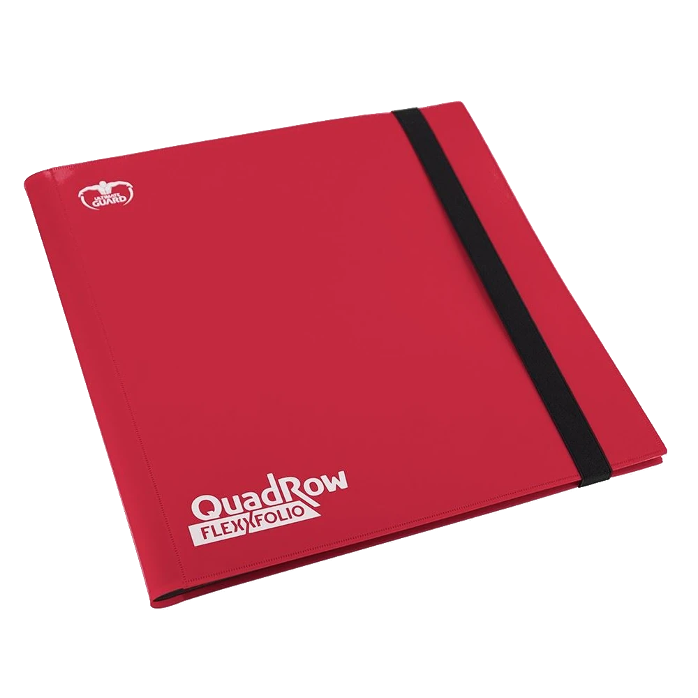 ultimate guard quadrow flexfolio red binder