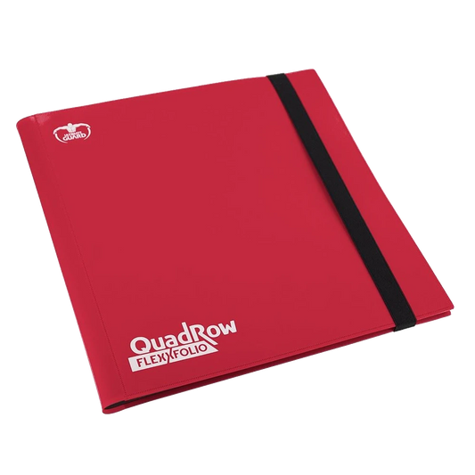 ultimate guard quadrow flexfolio red binder