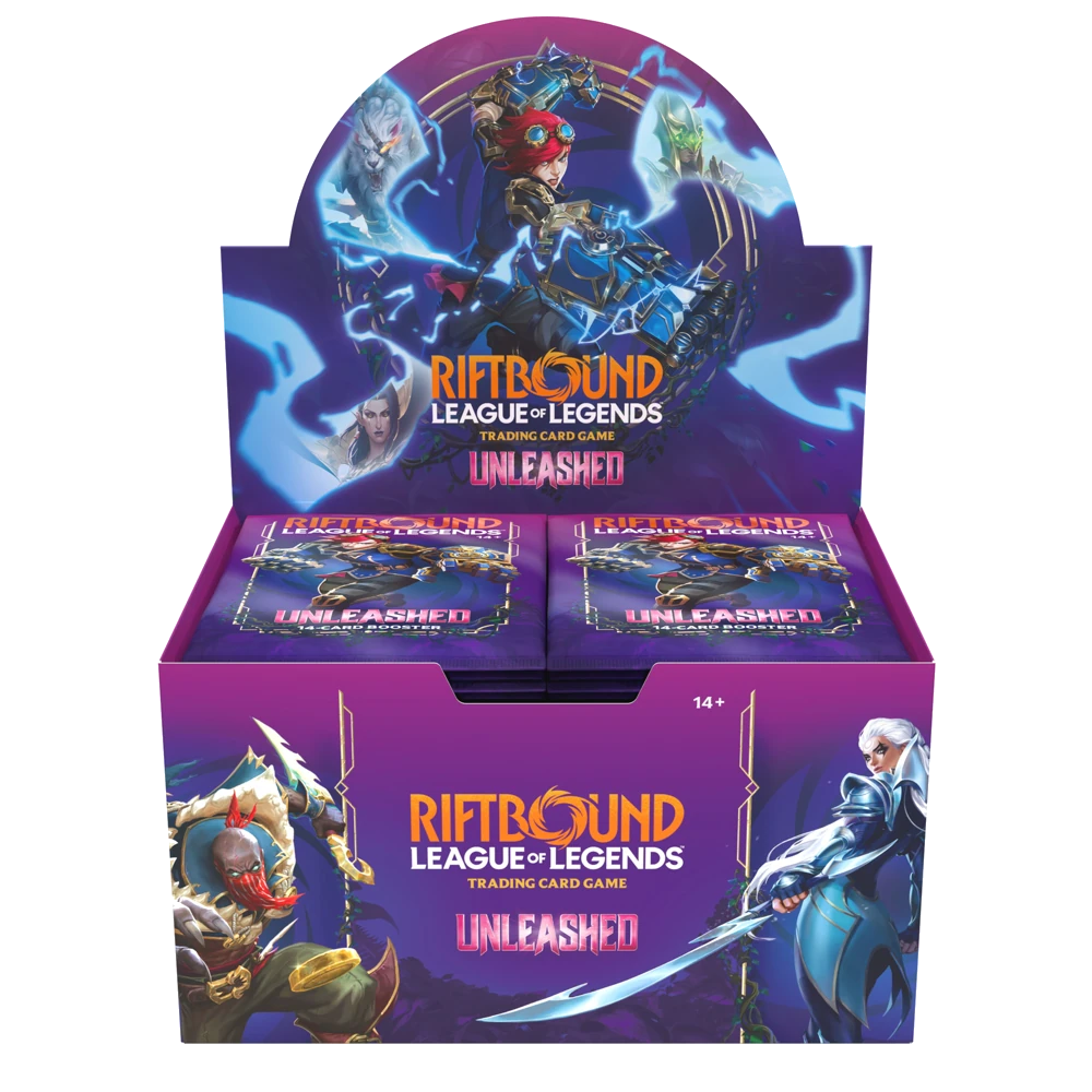 riftbound league legends trading card game unleashed booster box
