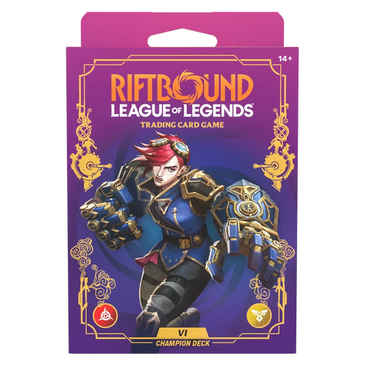 riftbound league legends vi champion deck trading card game