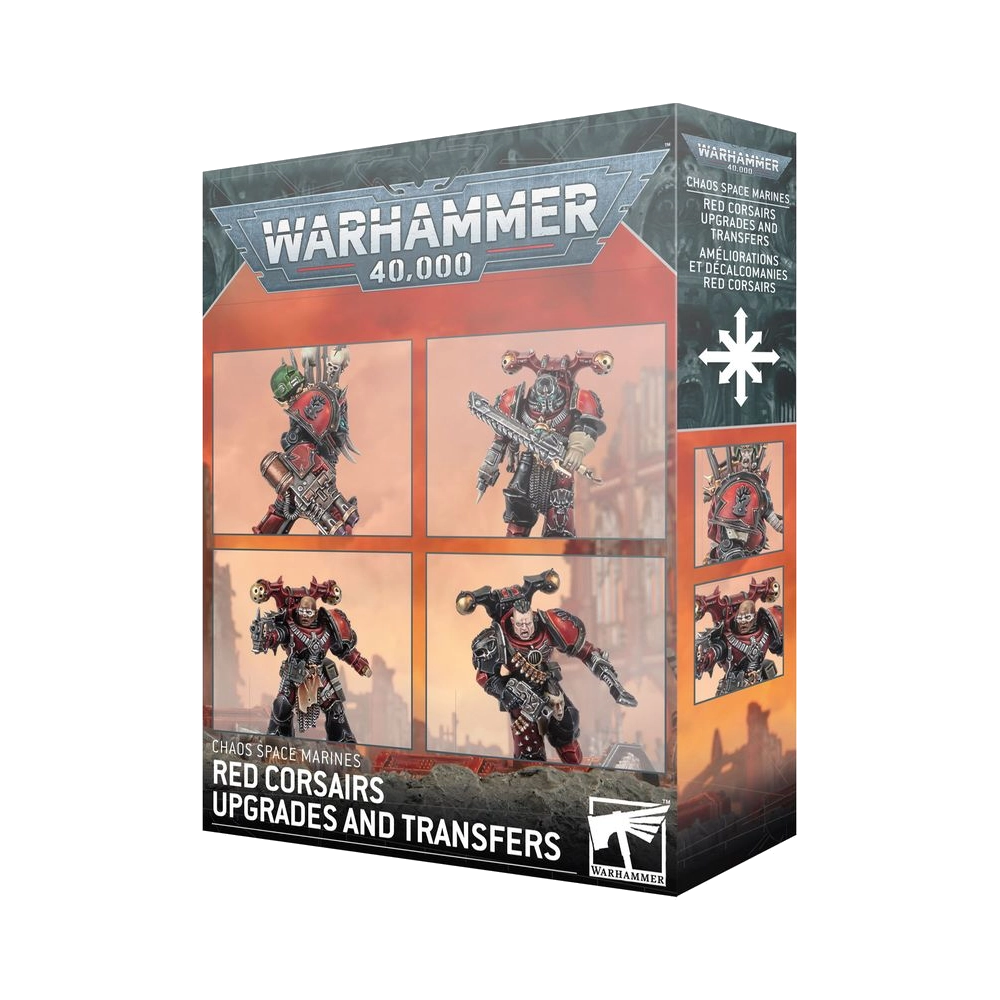 chaos space marines red corsairs upgrades and transfers set