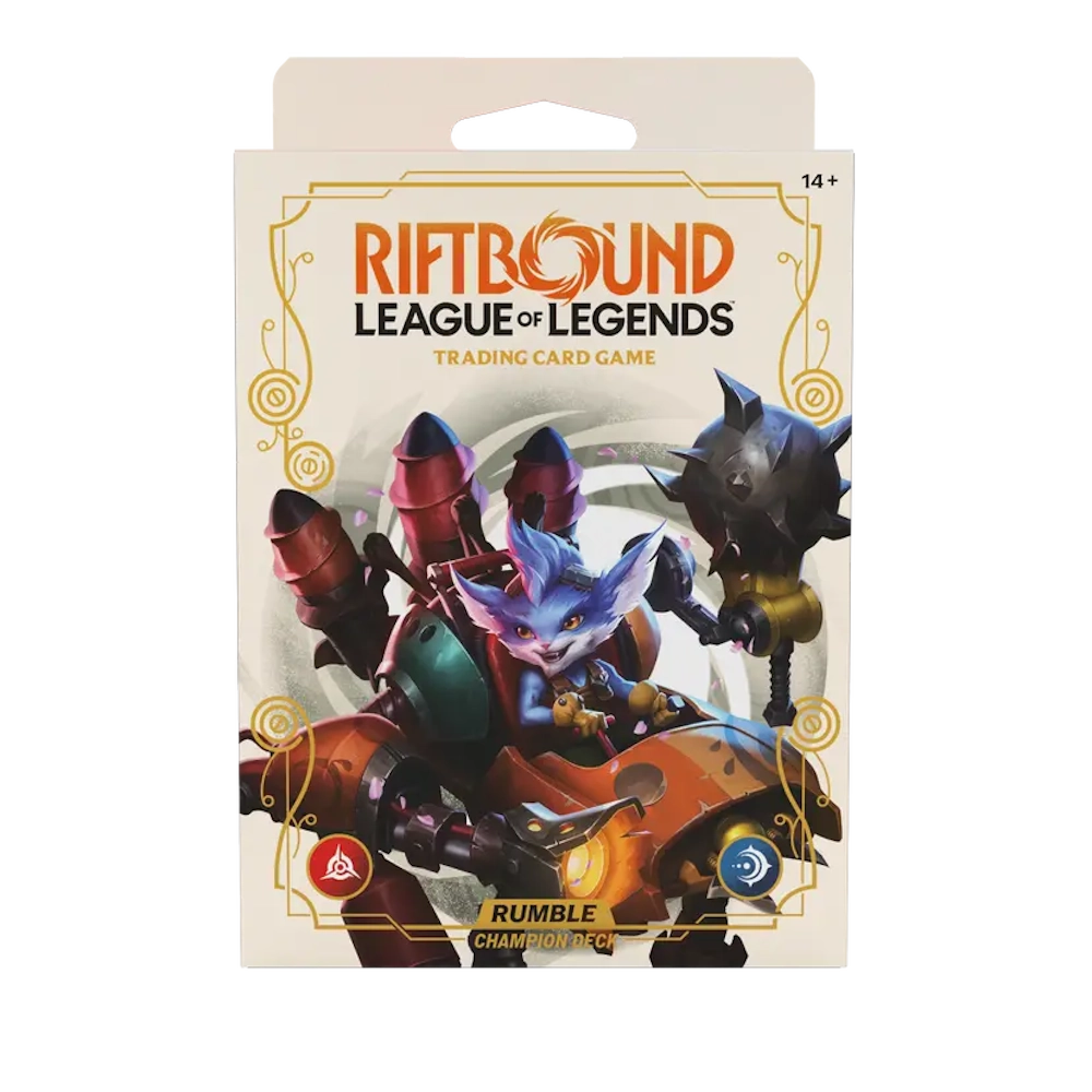 riftbound league of legends trading card game rumble champion deck