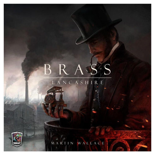BRASS LANCASHIRE BOARD GAME BOX