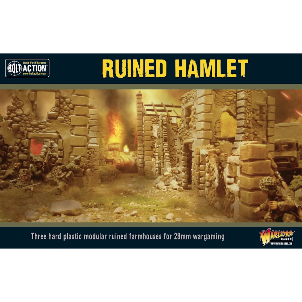 Warlord Games Bolt Action Ruined Hamlet Terrain
