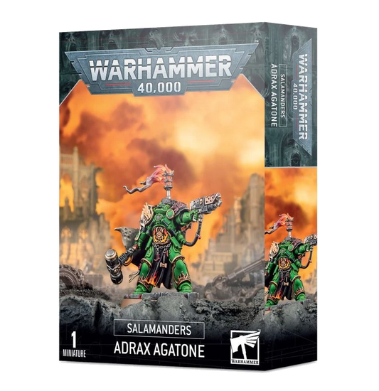 warhammer 40k salamanders adrax agatone miniature