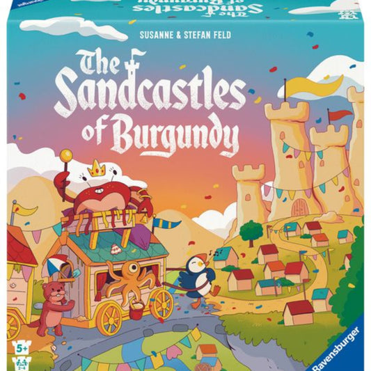 sandcastles sand castles burgundy ravensburger queen crab beach