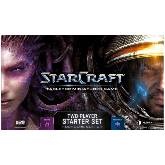 starcraft tabletop miniatures game two player starter set founders edition