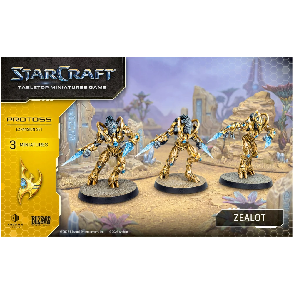 starcraft tabletop miniatures game protoss zealot