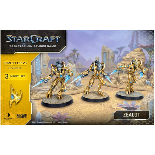 starcraft tabletop miniatures game protoss zealot