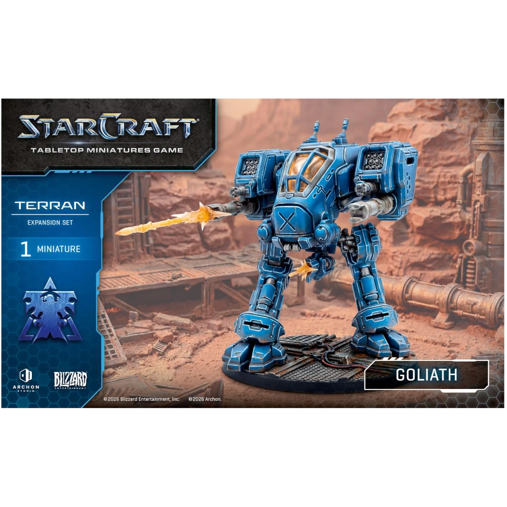 starcraft tabletop miniatures game terran goliath