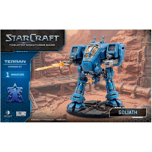 starcraft tabletop miniatures game terran goliath