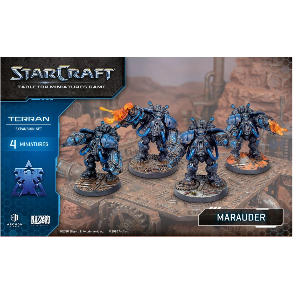 starcraft tabletop miniatures game terran marauder
