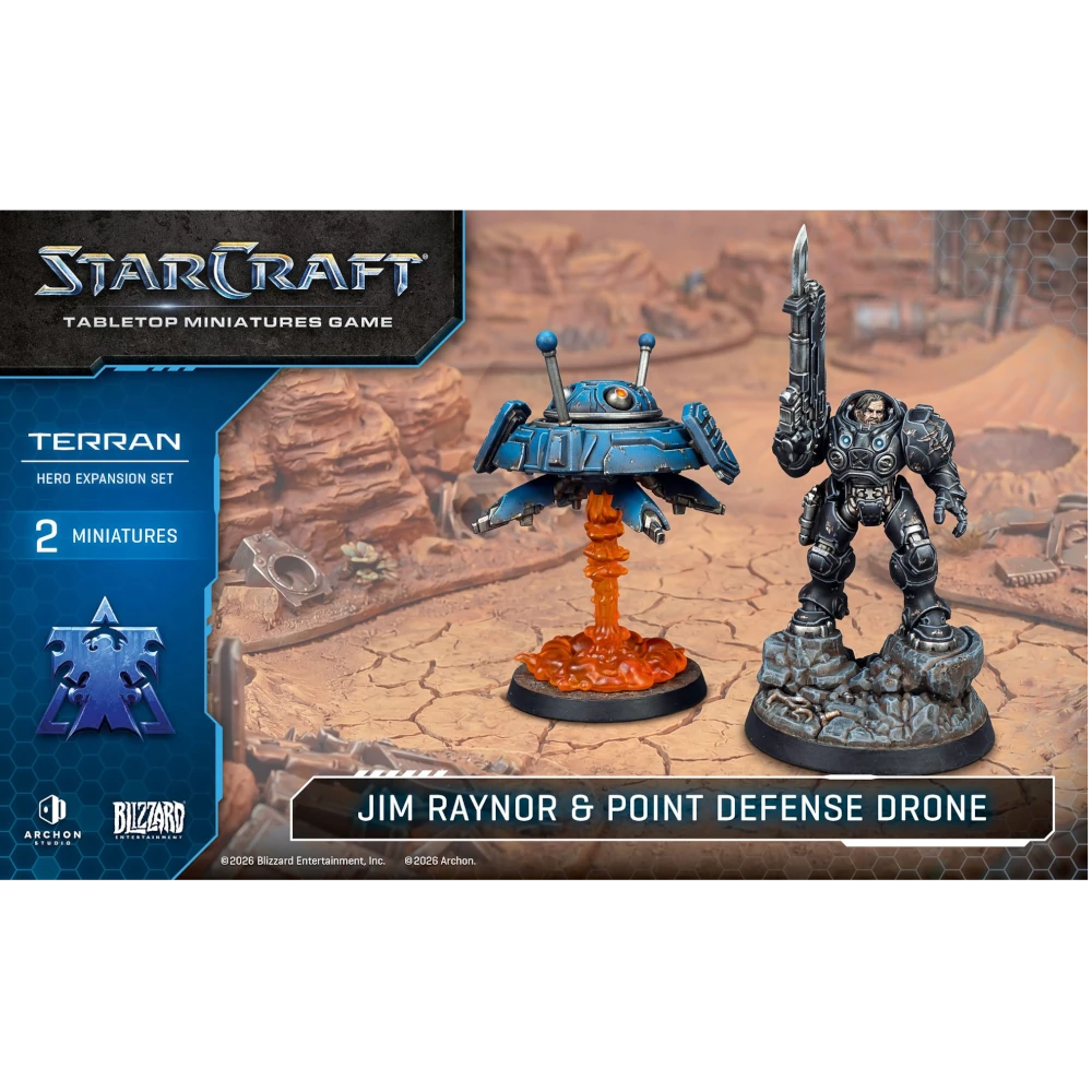 starcraft tabletop miniatures game terran jim raynor point defense drone