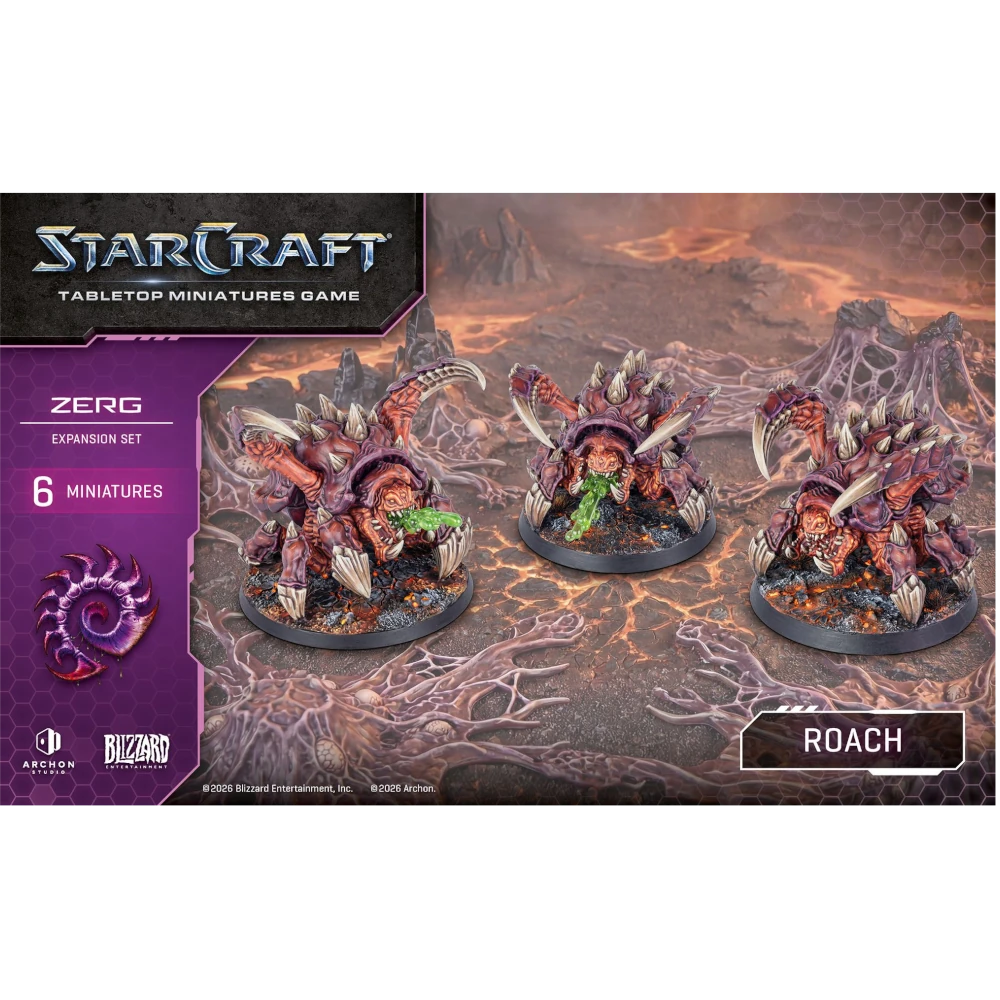 starcraft tabletop miniatures game zerg roach