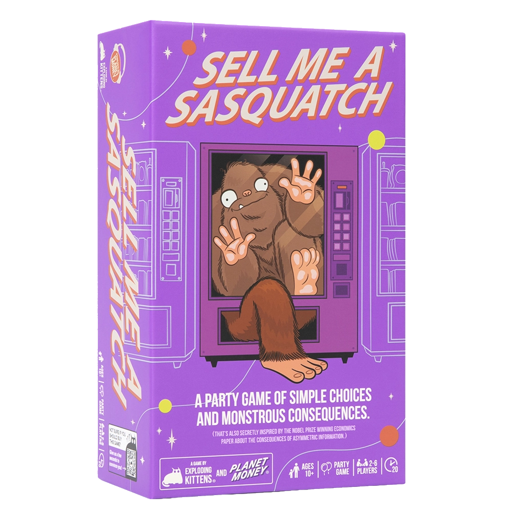 sell sasquatch card game party game kids