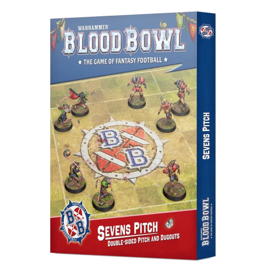 blood bowl sevens pitch miniature game fantasy football