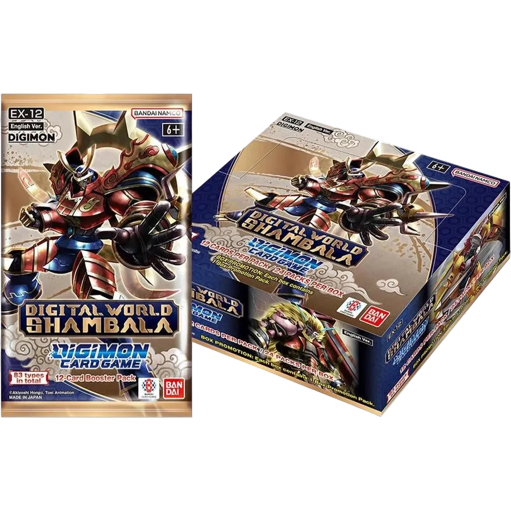 digimon shambala booster card game bandai