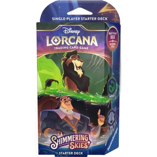 disney lorcana shimmering skies emerald steel