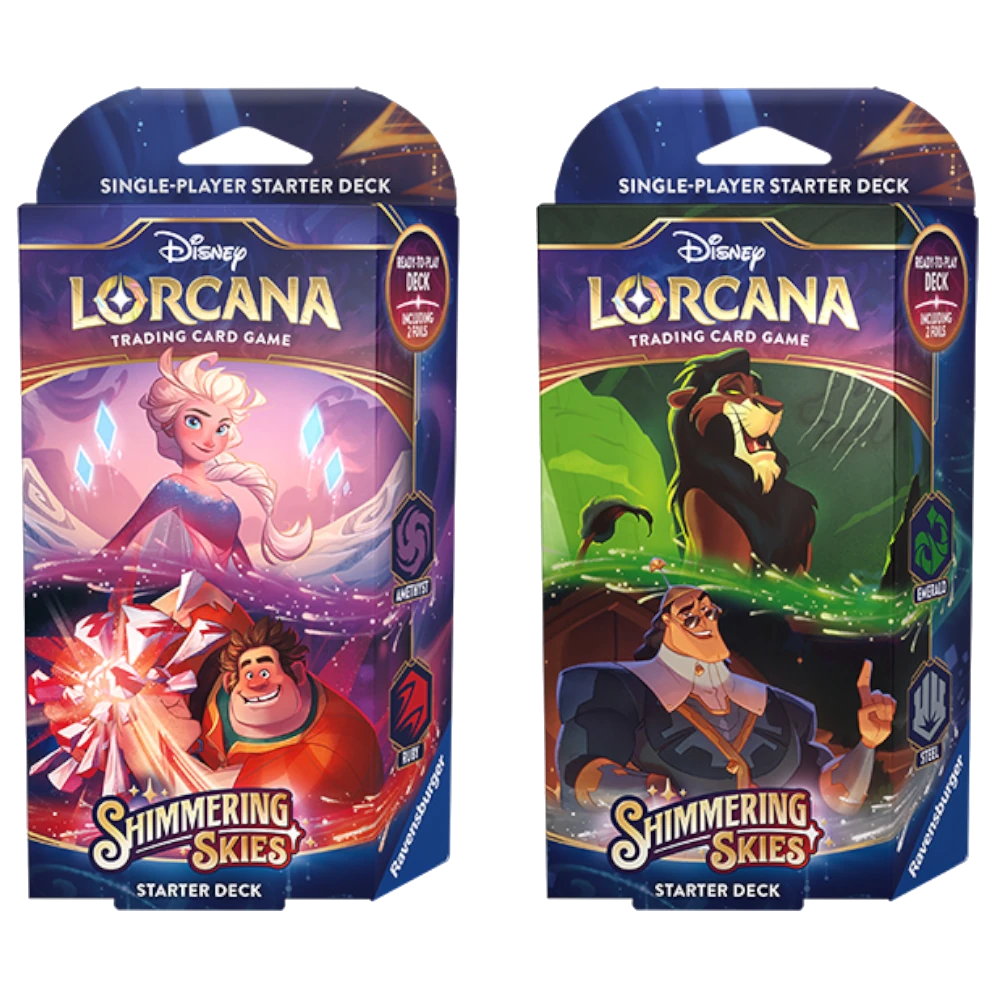 disney lorcana shimmering skies starter deck