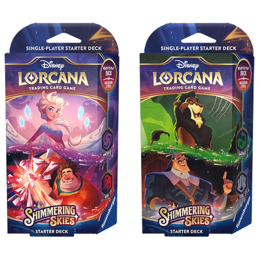 disney lorcana shimmering skies starter deck
