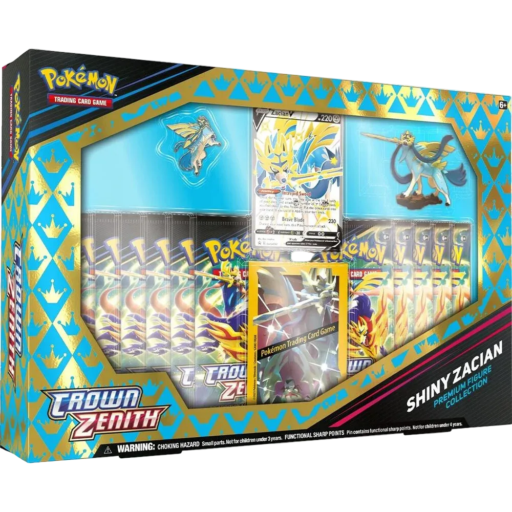 shiny zacian crown zenith pokemon tcg
