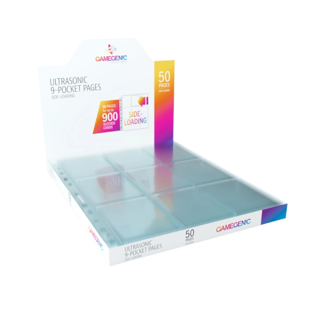 gamegenic ultrasonic pocket pages clear side load