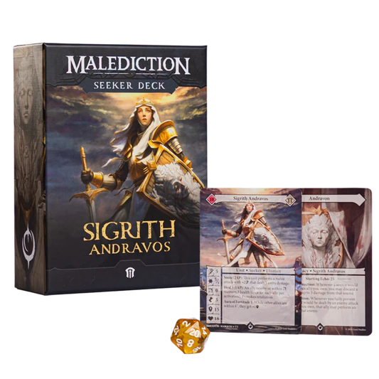 malediction seeker deck sigrith andravos skirmish game