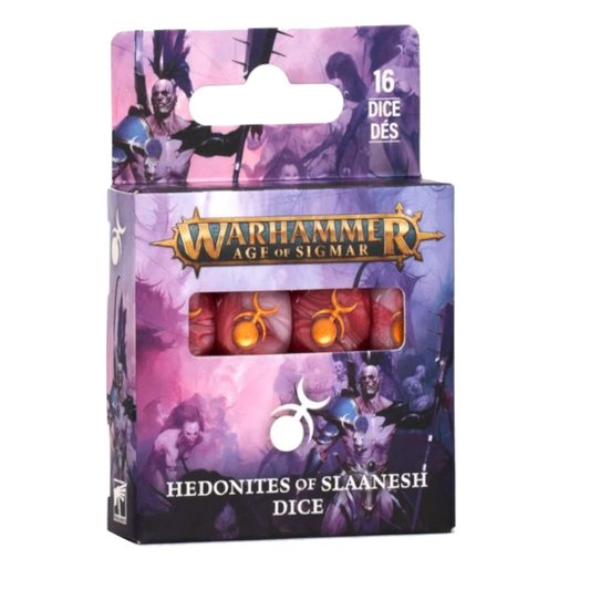 hedonites slaanesh dice set warhammer age sigmar