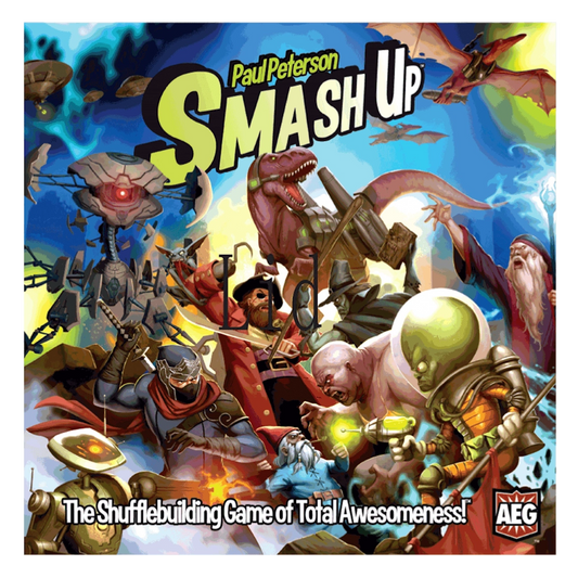 smash up paul peterson base game shufflebuilding aeg