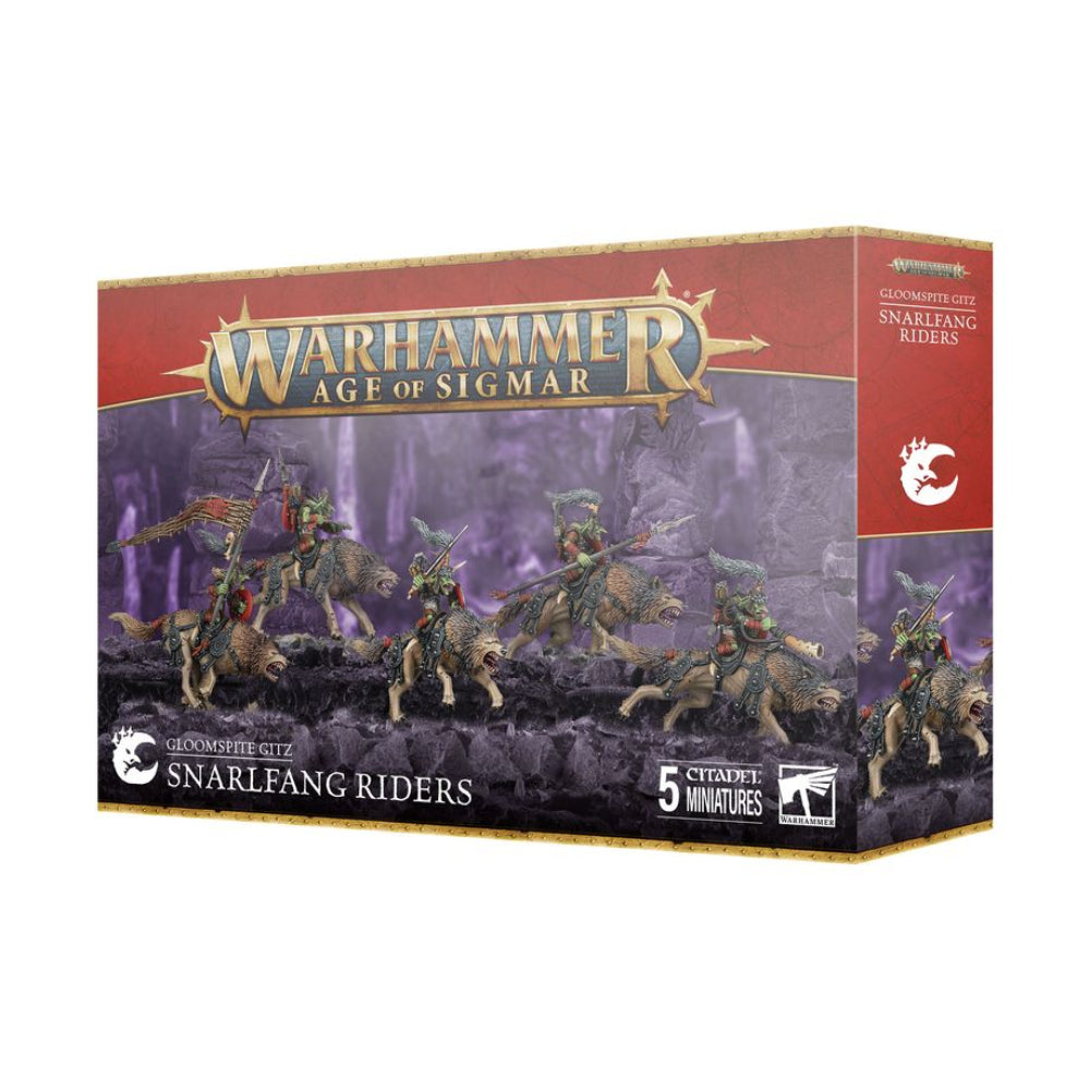 warhammer age sigmar gloomspite gitz snarlfang riders citadel