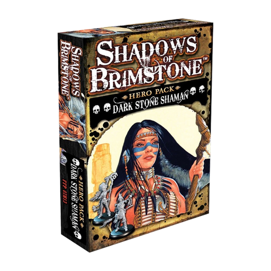 shadows brimstone hero pack dark stone shaman miniature