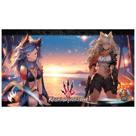 soul masters tcg keshi saveclaw playmat trading cards