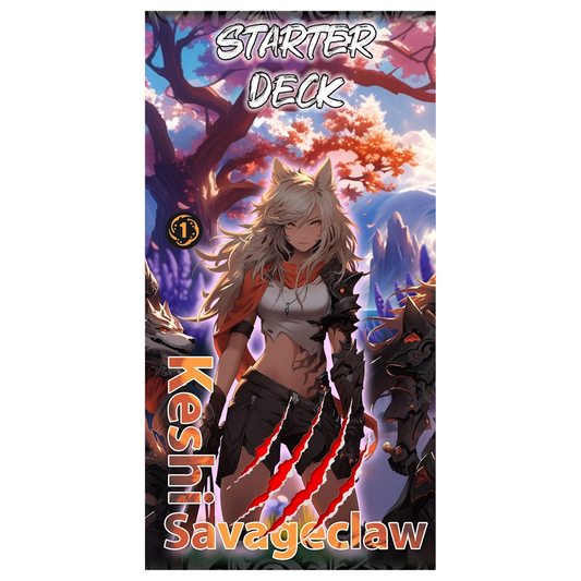 soul masters tcg starter deck keshi savageclaw trading cards